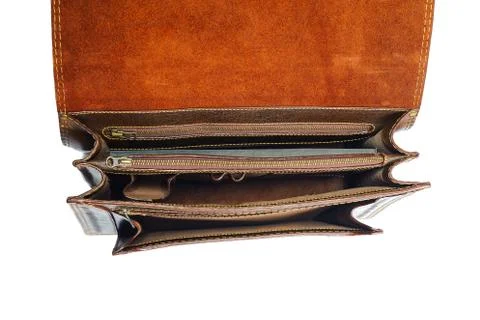 One briefcase leather Stock Photos