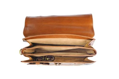One briefcase leather Stock Photos