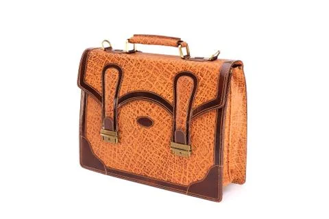 One briefcase leather Stock Photos