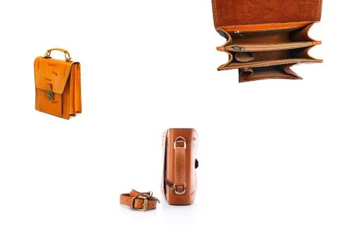 One briefcase leather Stock Photos