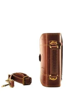 One briefcase leather Stock Photos