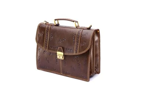 One briefcase leather Stock Photos