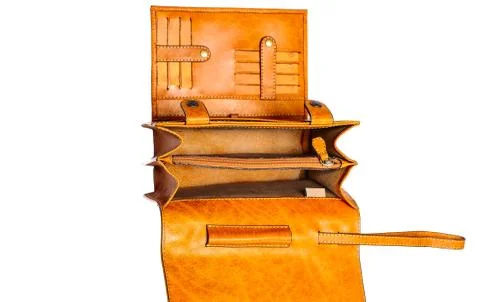 One briefcase leather Stock Photos