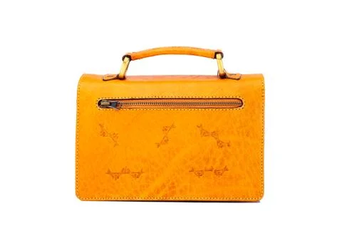 One briefcase leather Foto stock