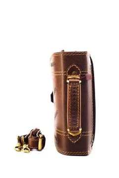 One briefcase leather Stock Photos