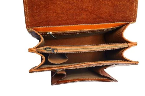 One briefcase leather Stock Photos