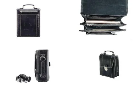 One briefcase leather Stock Photos