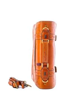 One briefcase leather Stock Photos