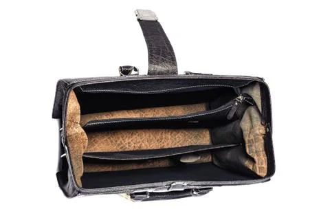 One briefcase leather Stock Photos