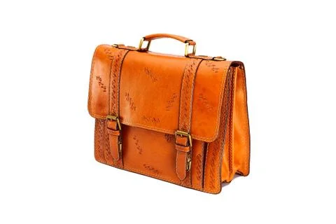One briefcase leather Stock Photos
