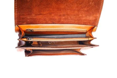 One briefcase leather Stock Photos