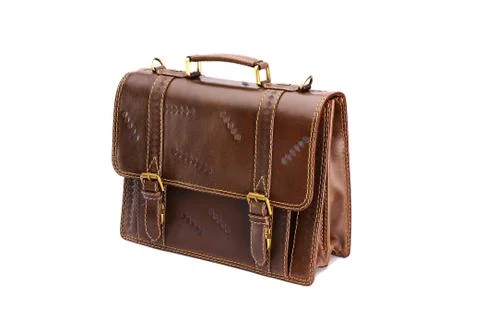 One briefcase leather Stock Photos