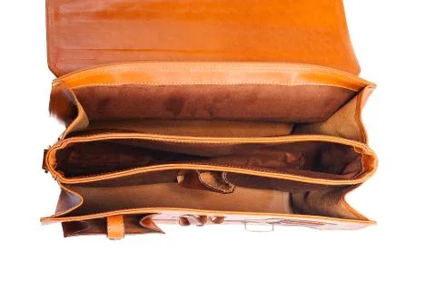 One briefcase leather Stock Photos