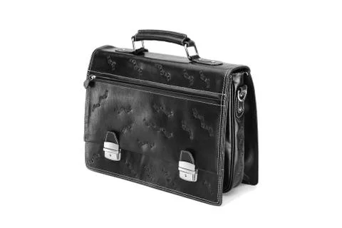 One briefcase leather Stock Photos