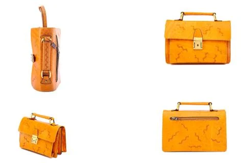 One briefcase leather Stock Photos