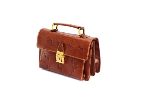 One briefcase leather Stock Photos