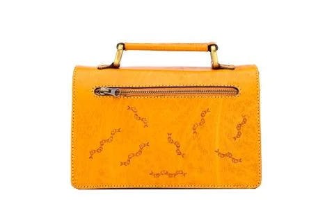 One briefcase leather Foto stock