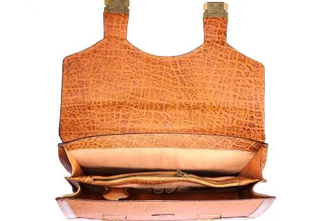 One briefcase leather Stock Photos