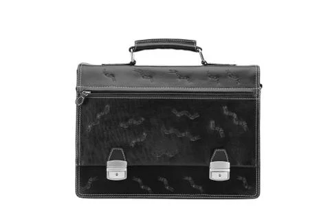 One briefcase leather Stock Photos