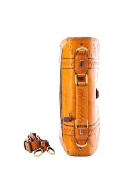 One briefcase leather Stock Photos