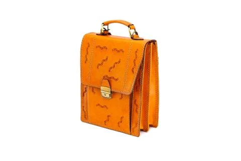 One briefcase leather Stock Photos
