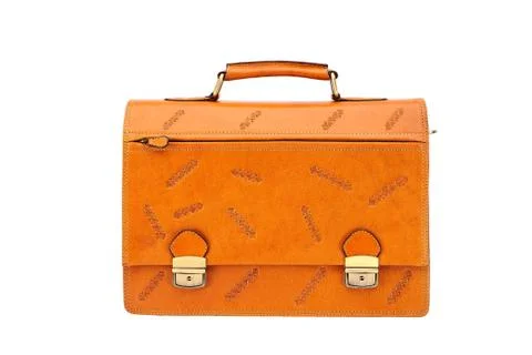 One briefcase leather Stock Photos