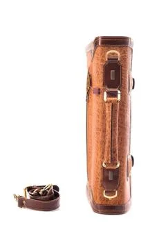 One briefcase leather Stock Photos