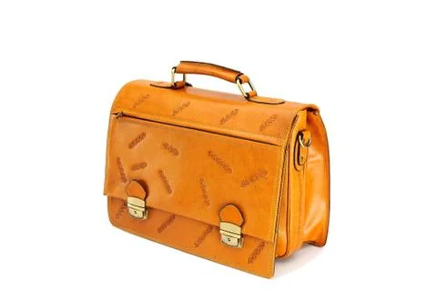 One briefcase leather Stock Photos