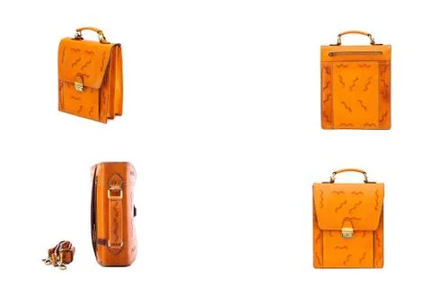 One briefcase leather Stock Photos