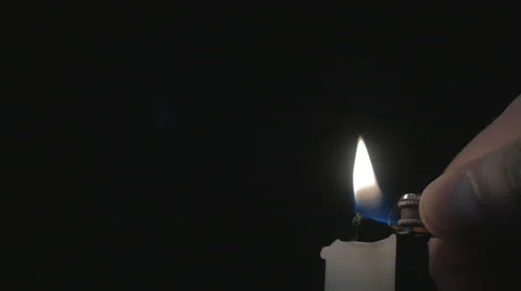 One bright burning candle. 動画素材 43561481