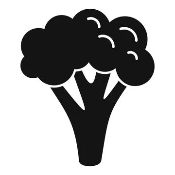 One brocoli icon simple vector. Vegetable cabbage Ilustración de archivo