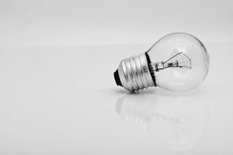 One bulb lamp Stock Photos
