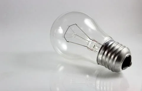 One bulb lamp Stock Photos