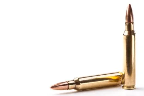 One bullet standing Stock Photos