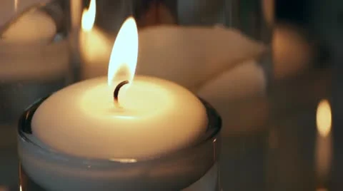 One Candle Video stock 12592096