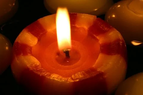 One Candle Stock Photos