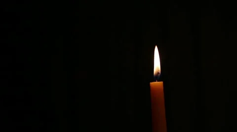 One candle sorrow Vídeo Stock 45869318