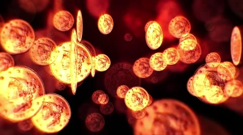 One Cent Background 스톡 동영상 49192631