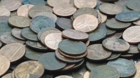 One Cent Pan Stock-Footage 289589139