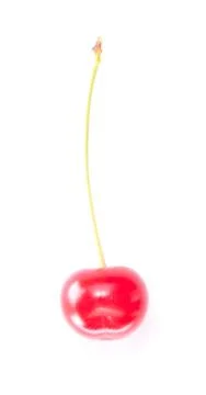 One cherry. Stock Photos
