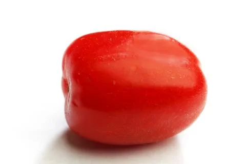 One cherry tomato Stock Photos