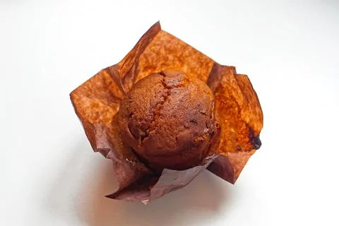 One chocolate cupcake Stock Photos