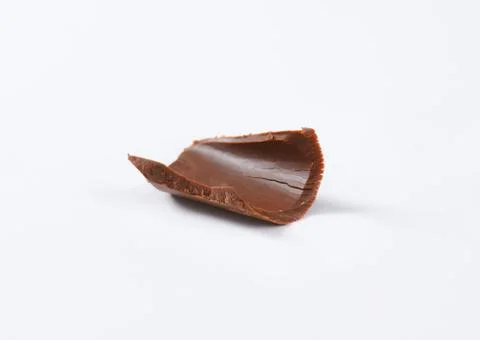 One chocolate shaving Stock Photos