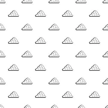 One cloud pattern vector Illustrazione stock