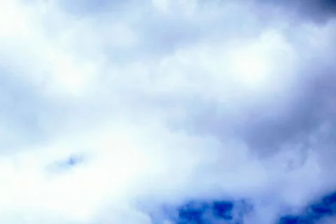 One cloud on sky background Stock Photos