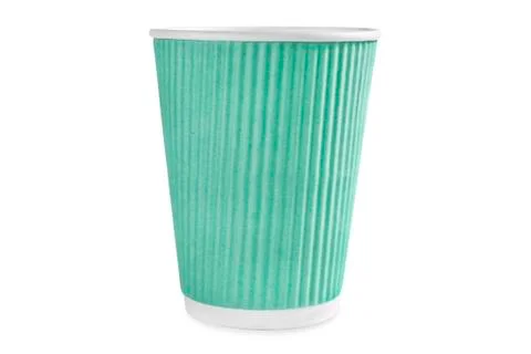 One coffee turquoise cup Stock Photos
