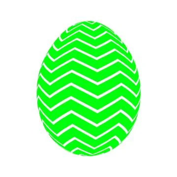 One color Easter egg with texture. Rendering an image. Stock-Illustration