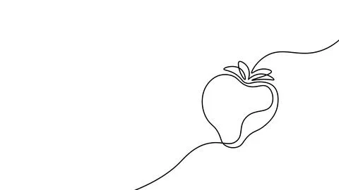 One continuous line strawberry berry sweet topping in line art drawing style Illustrazione stock