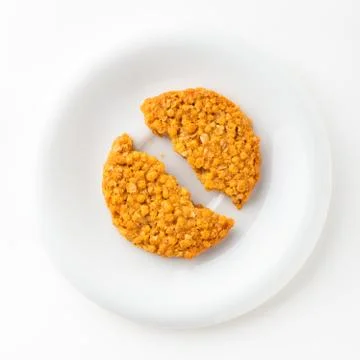 One Cracked Cookie Stock Photos