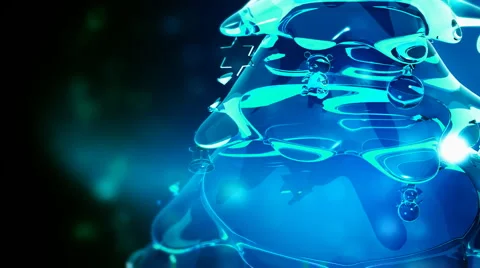 One Crystal Tree Stock Footage 916429